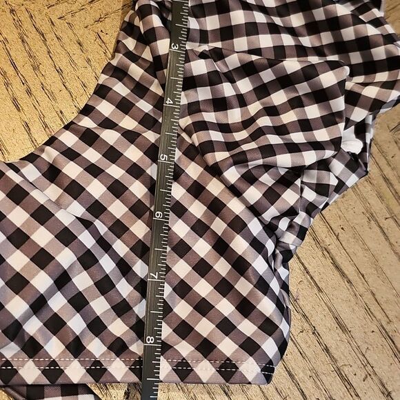 Black and White Gingham Bikini Set Size 10 - Picture 5 of 9